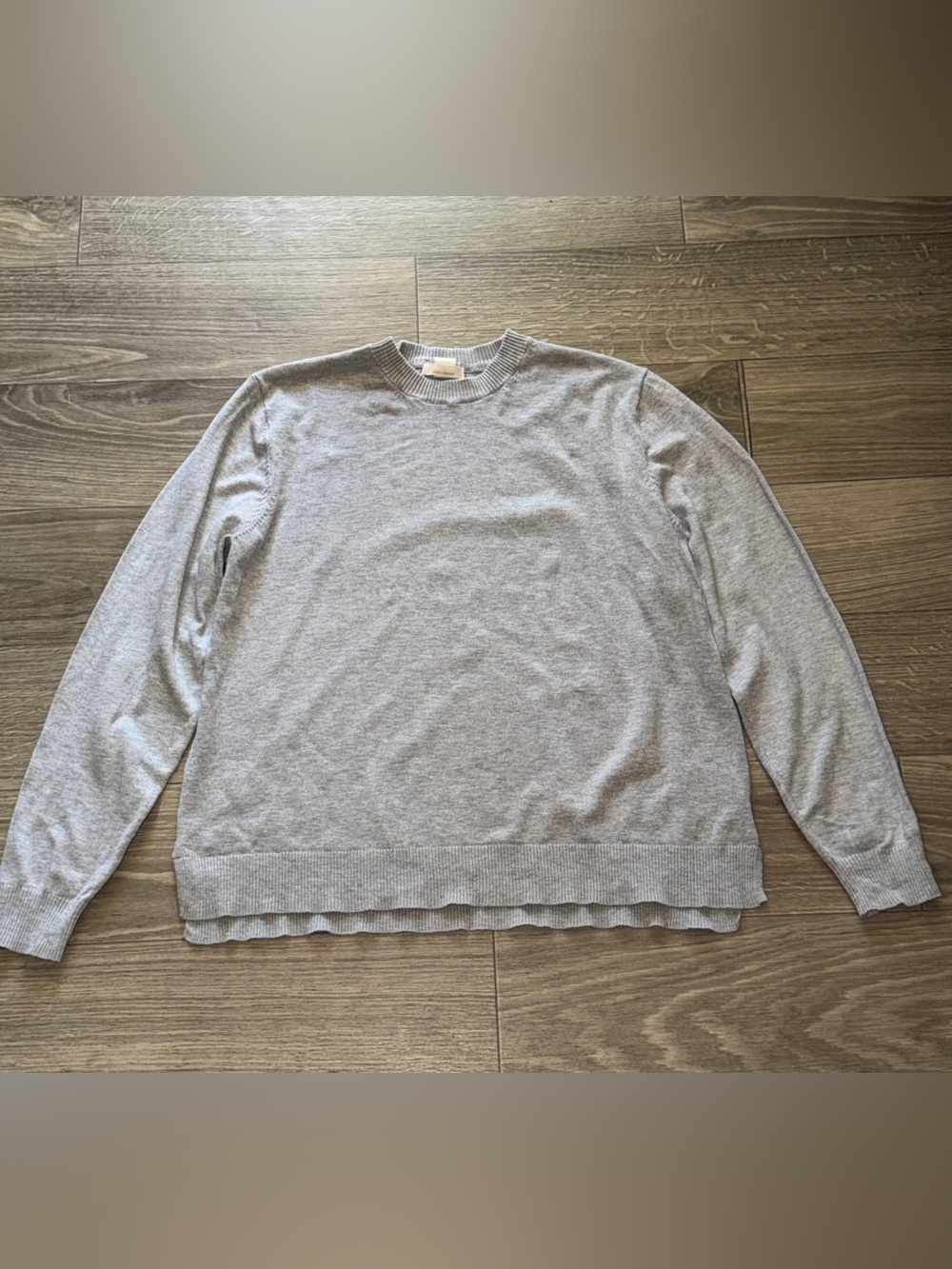 H&M Men's Crewneck Sweater in Light Gray